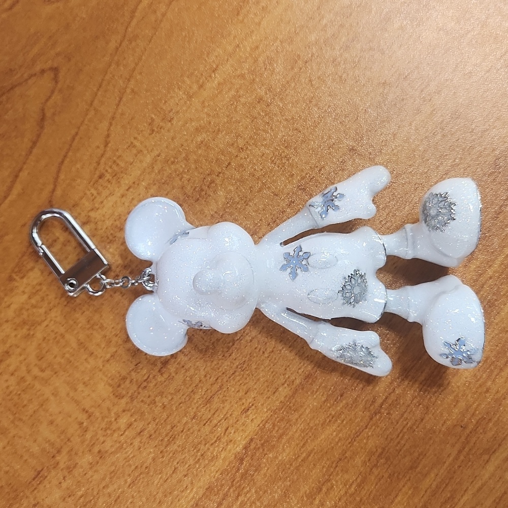 Disney X Baublebar Mickey Mouse Disney Snowflake Pattern Bag Charm/Keychain